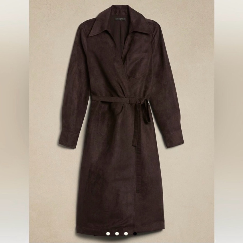 Banana Republic Vegan Suede Dress